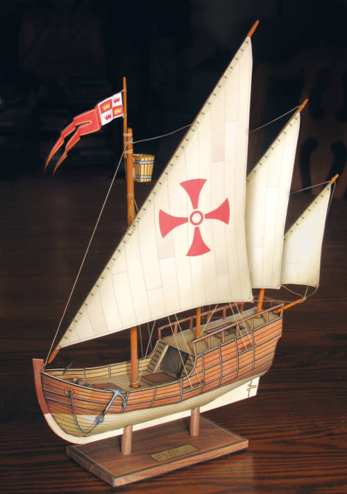 beta build of La Nina paper model ship